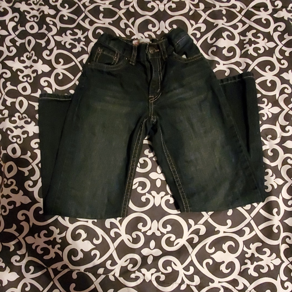 Boys Levi's 505 Slim Fit Jeans Navy Size 7X